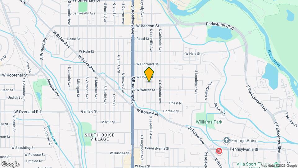 1617 S Leadville Ave Mapa y Detalles de la Ubicación