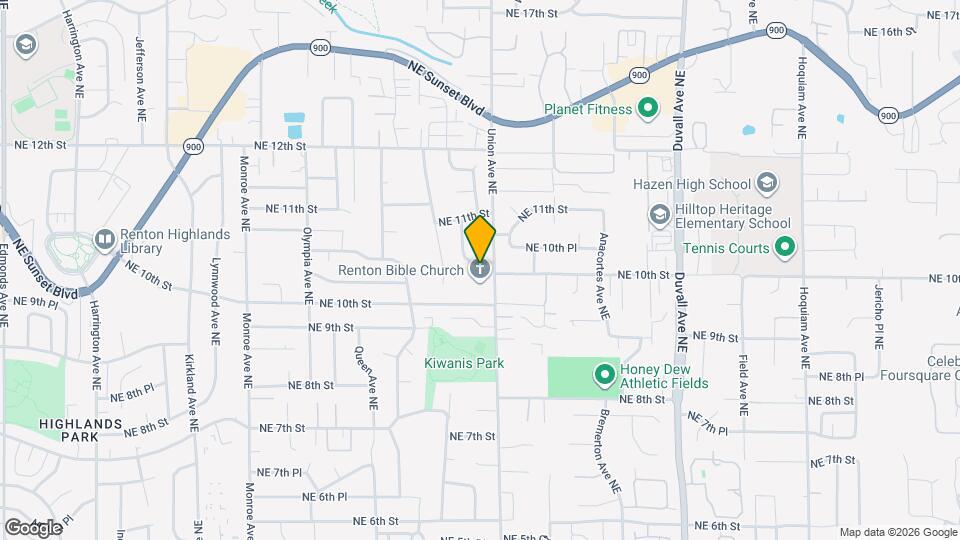 1003 Tacoma Ave NE Map and Location Details