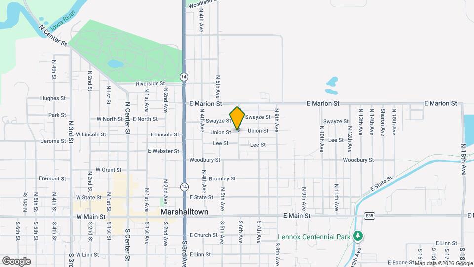 412 N 6th Ave Map and Location Details