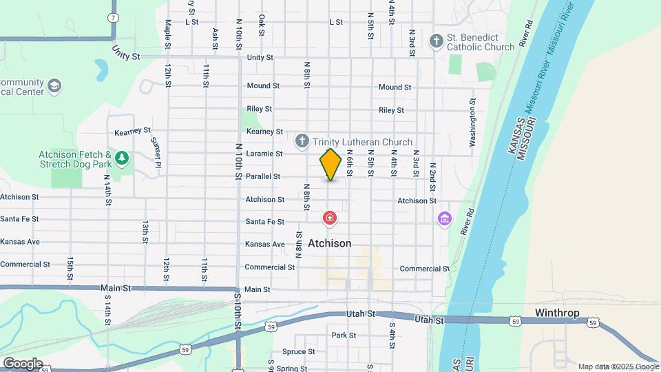 416 N 7th St Map and Location Details