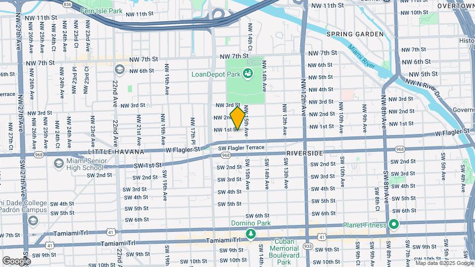 1534 NW 1st St-Unit -101 Map and Location Details