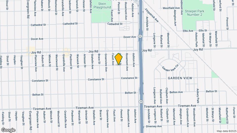 8509 Penrod St Map and Location Details