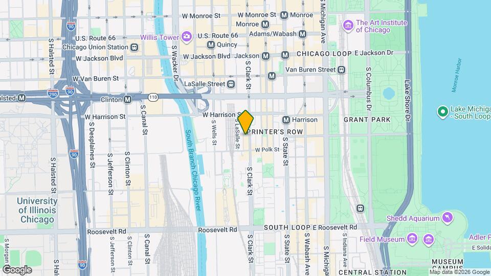 712 S Clark St Mapa y Detalles de la Ubicación