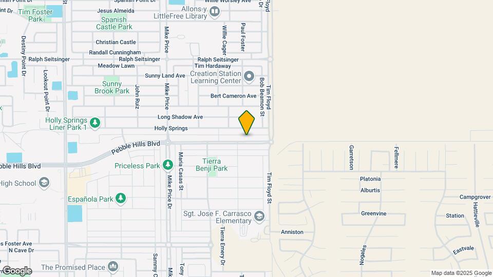 14937 Pebble Hills Blvd Mapa y Detalles de la Ubicación