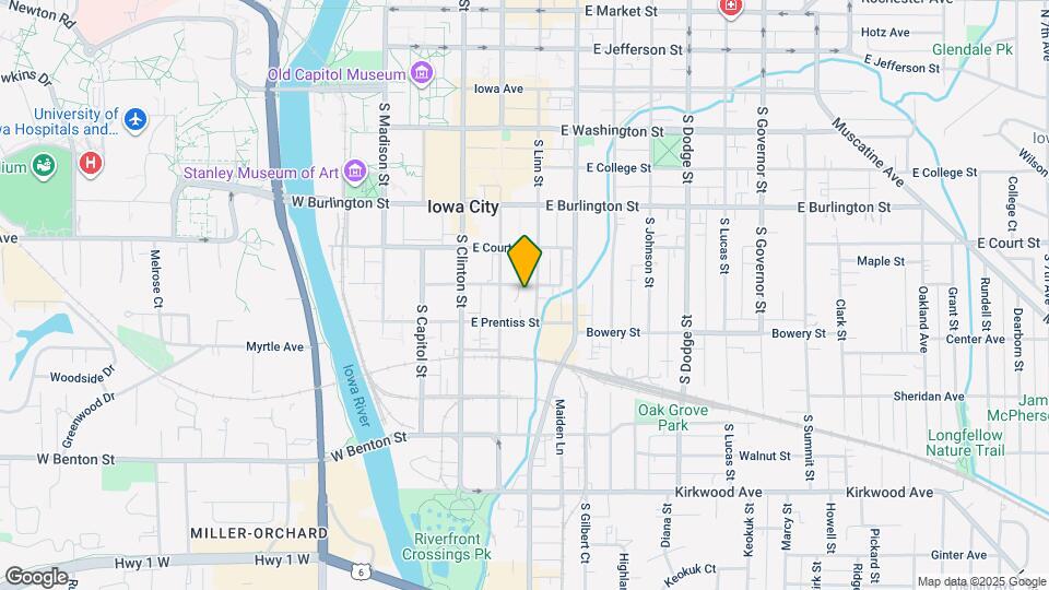 219 E Harrison St, Unit 1 Map and Location Details