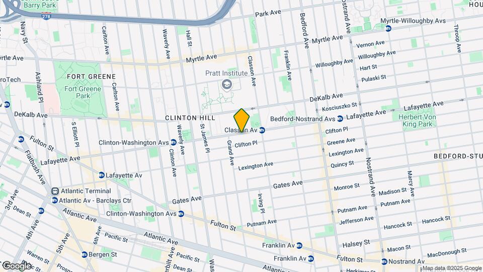 342 Lafayette Ave Mapa y Detalles de la Ubicación