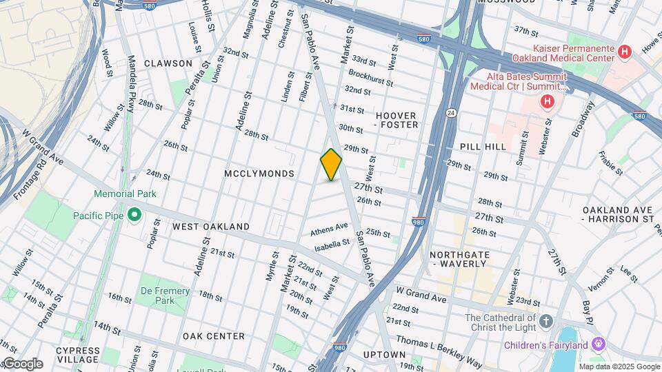 871 27th St Map and Location Details