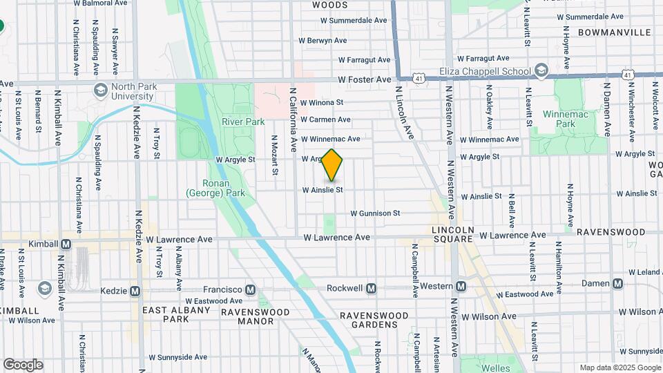 4912 N Washtenaw Ave Mapa y Detalles de la Ubicación
