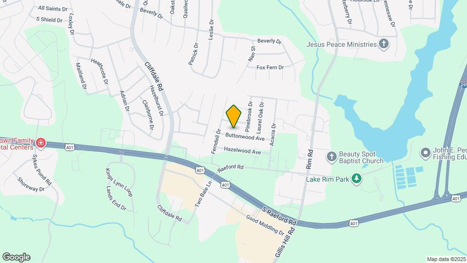 7780 Buttonwood Ave Map and Location Details