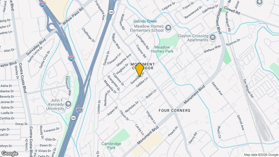 1930 Sunshine Dr Map and Location Details