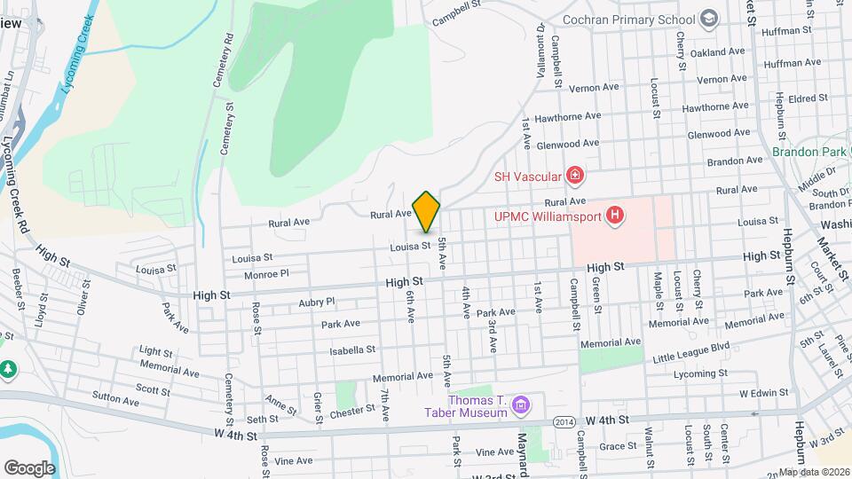 1014 Louisa St Map and Location Details