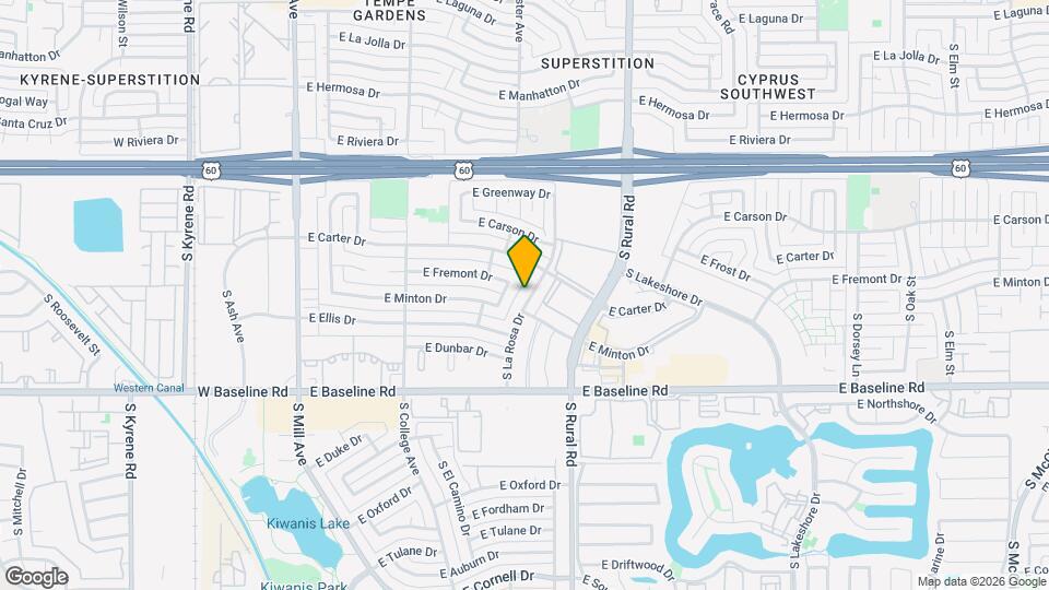 4704 S La Rosa Dr Map and Location Details