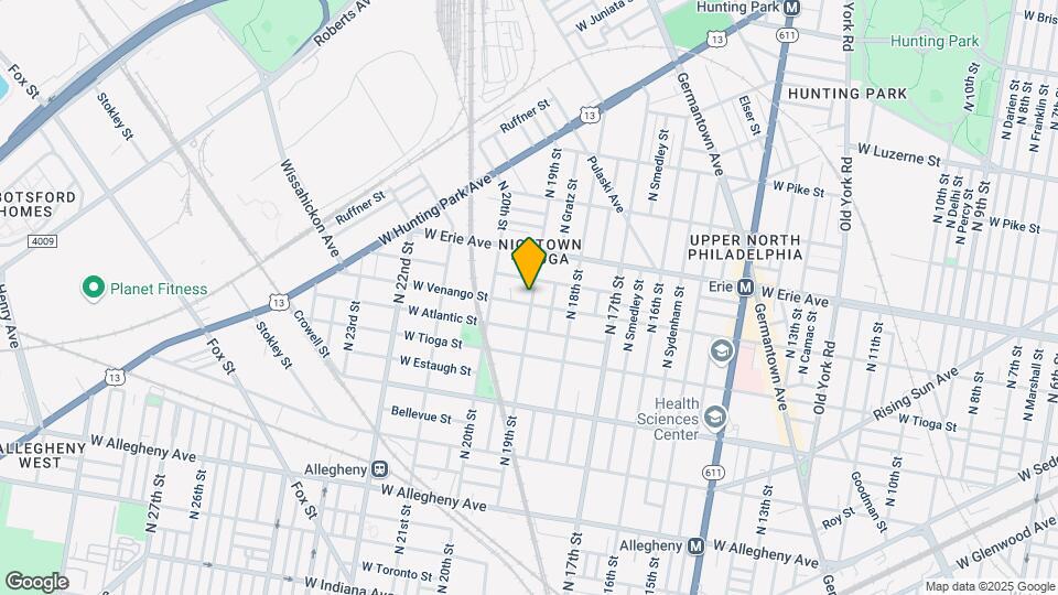 1901 W Venango St Map and Location Details