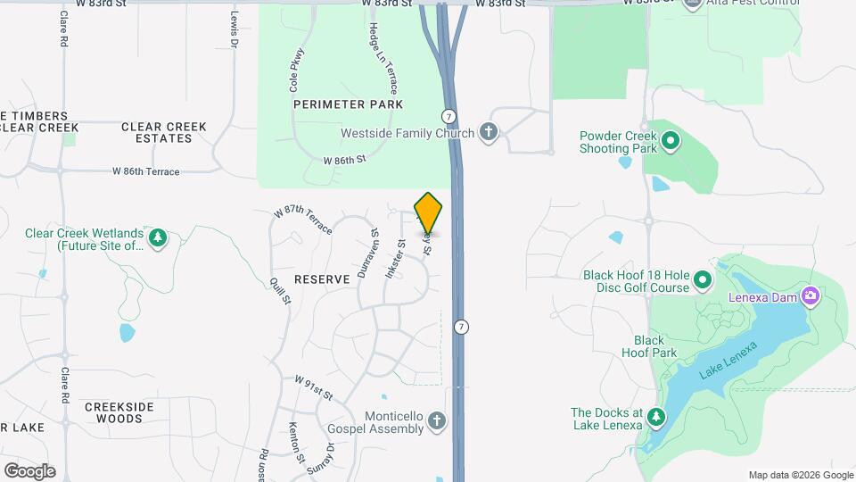 8845 Findley St Map and Location Details