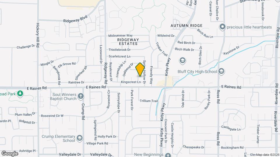 4132 Starwood Dr Map and Location Details