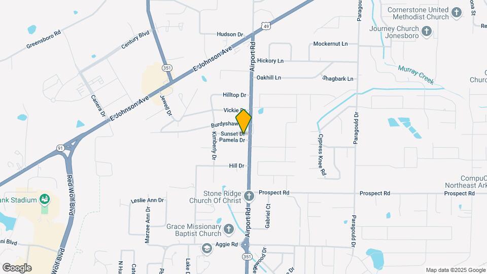 3913 Sunset Dr Map and Location Details