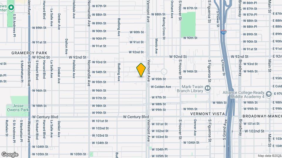 1017 W 95th St Map and Location Details