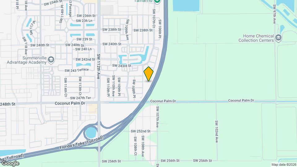 10770 SW 245th St Map and Location Details