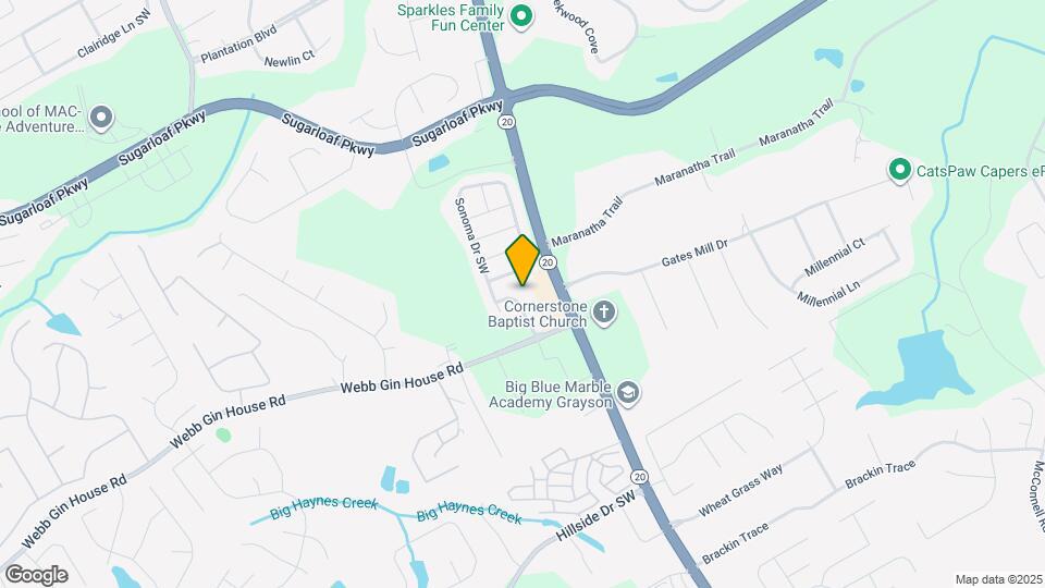 1320 Napa Valley Dr SW Map and Location Details