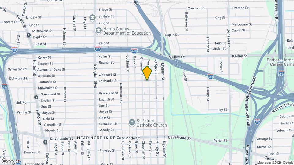 1416 Fairbanks St Map and Location Details