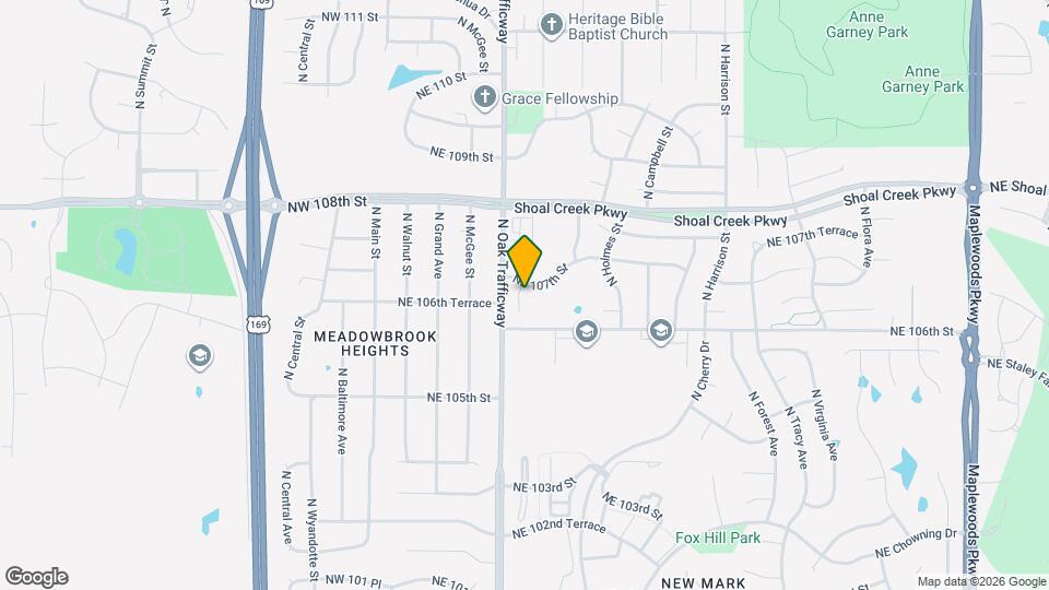 10633 N Locust Ct Map and Location Details
