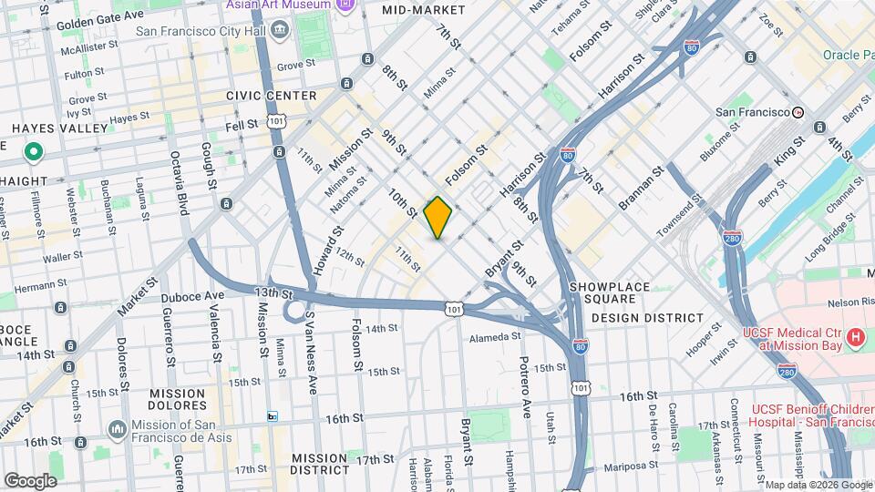 380 10th St Map and Location Details