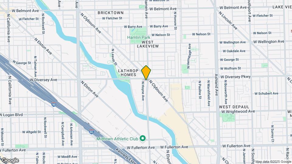 2755 N Hoyne Ave Map and Location Details