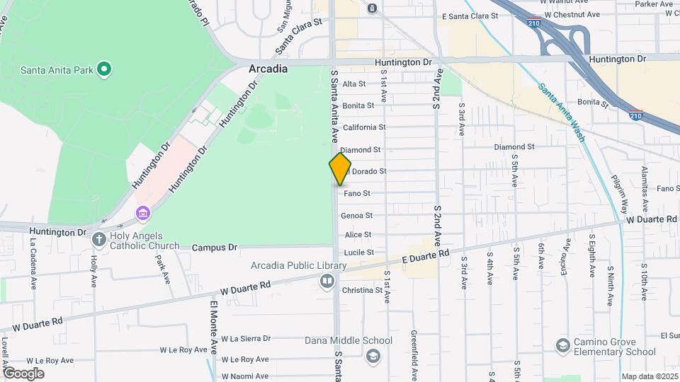 520 S Santa Anita Ave Map and Location Details