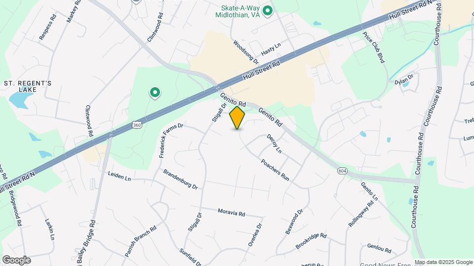 11025 Poachers Run Map and Location Details