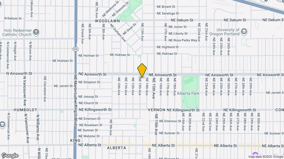 5918 NE 13th Ave Map and Location Details