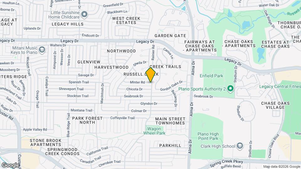 1300 Minter Rd Map and Location Details