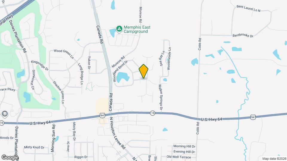 10029 Woodland Grove Dr Map and Location Details