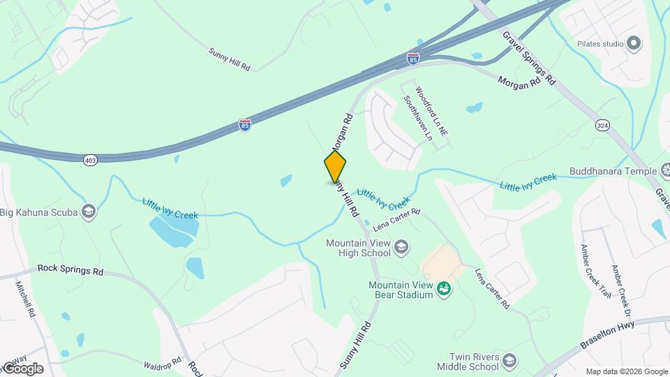 2470 Sunny Hill Rd Map and Location Details