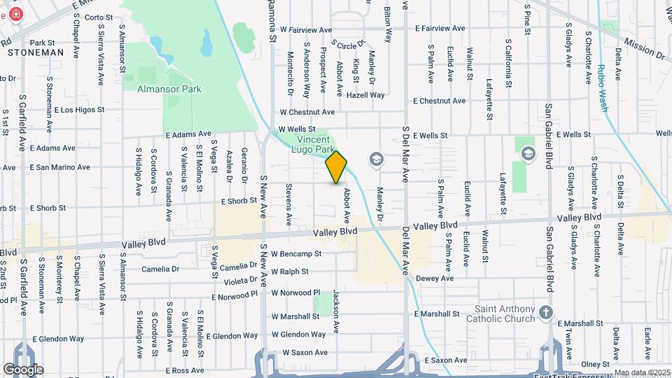 302 W Newby Ave Mapa y Detalles de la Ubicación