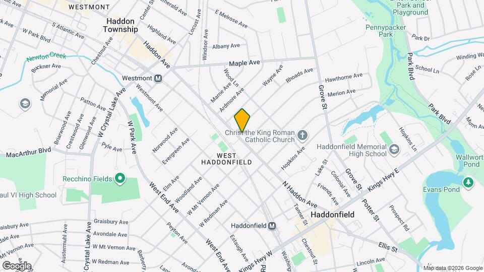 413 N Haddon Ave Map and Location Details