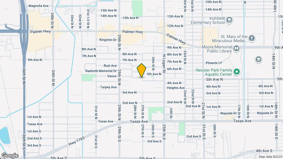 2701 5th Ave N Map and Location Details