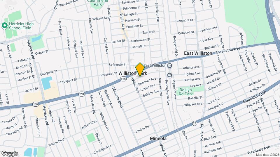 121 Sheridan Ave Mapa y Detalles de la Ubicación