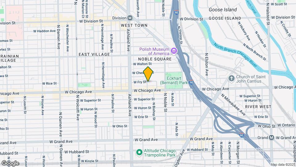 1461 W Fry St Map and Location Details
