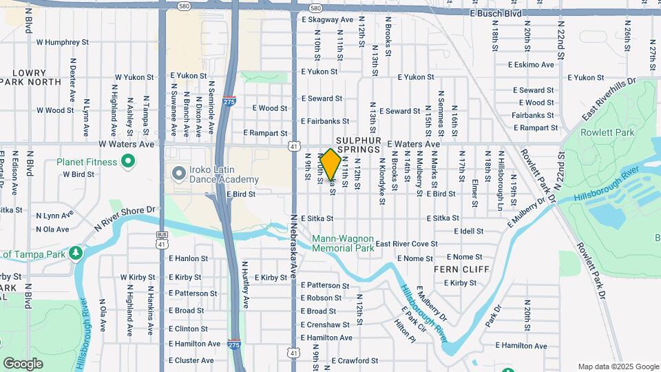 8206 N Alaska St Map and Location Details