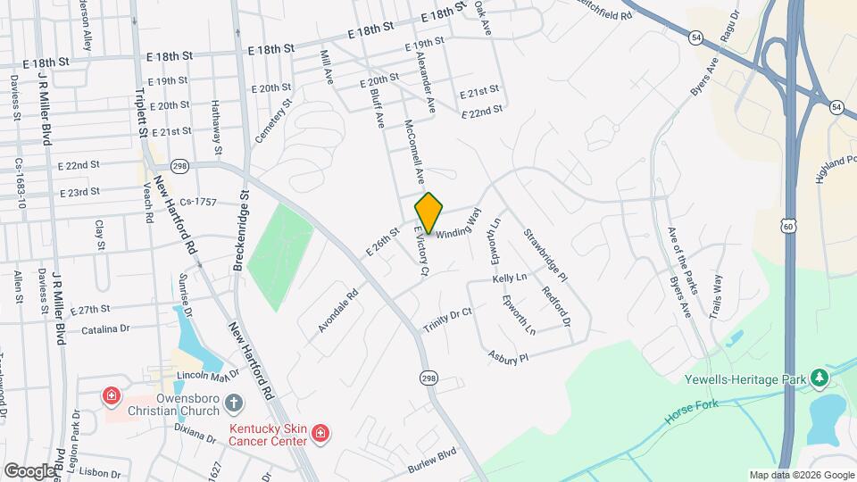 2629 E Victory Ct Map and Location Details