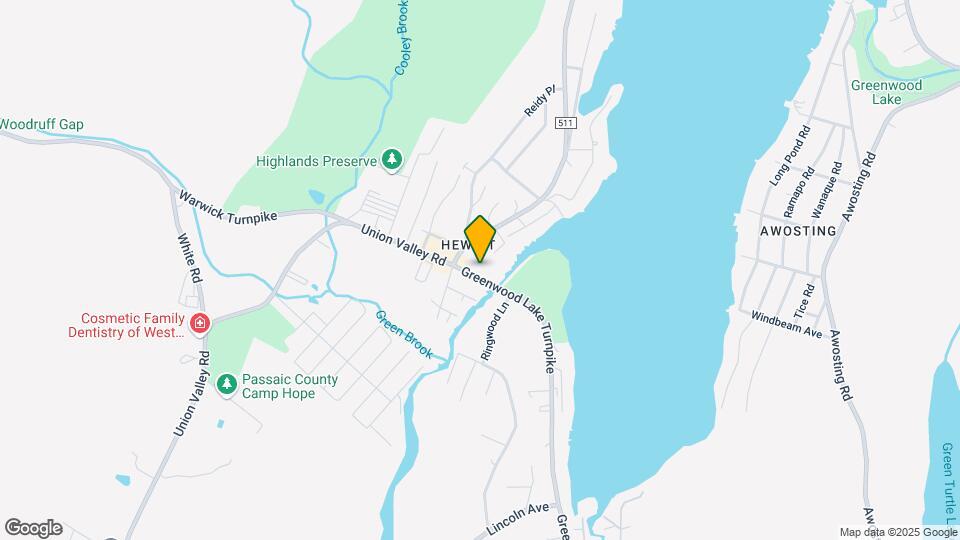 2016 Greenwood Lake Turnpike Map and Location Details