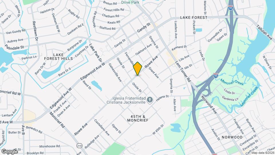 1674 Rowe Ave Map and Location Details