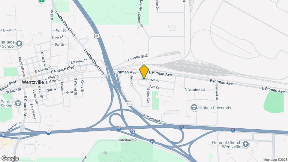 1416 Plaza Pl Mapa y Detalles de la Ubicación