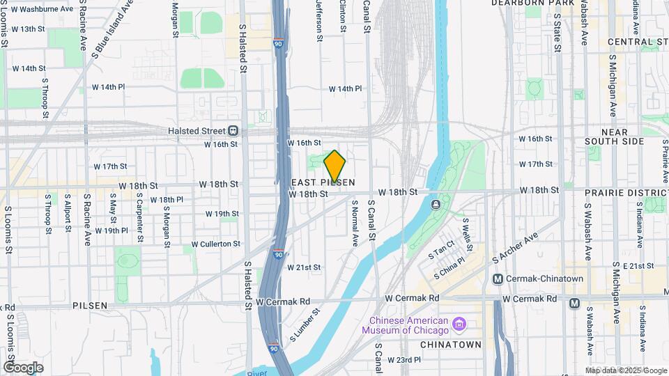 556 W 18th St Map and Location Details