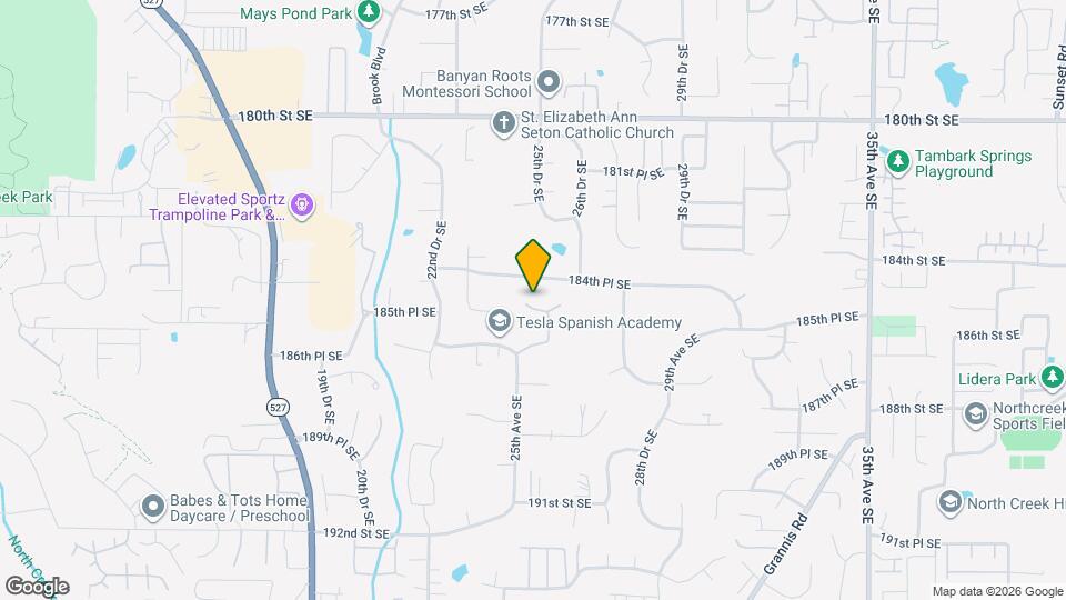 18507 26th Ave SE Mapa y Detalles de la Ubicación