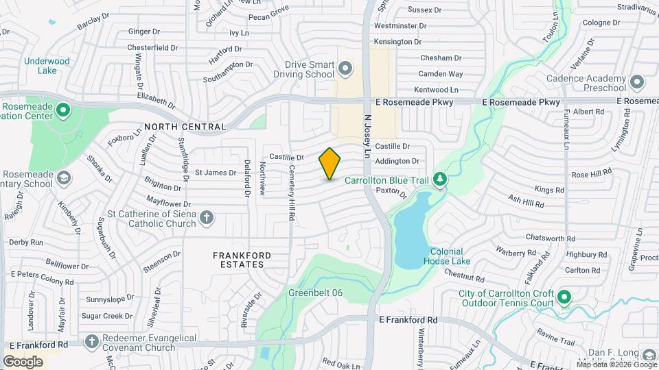 1822 Chamberlain Dr Map and Location Details