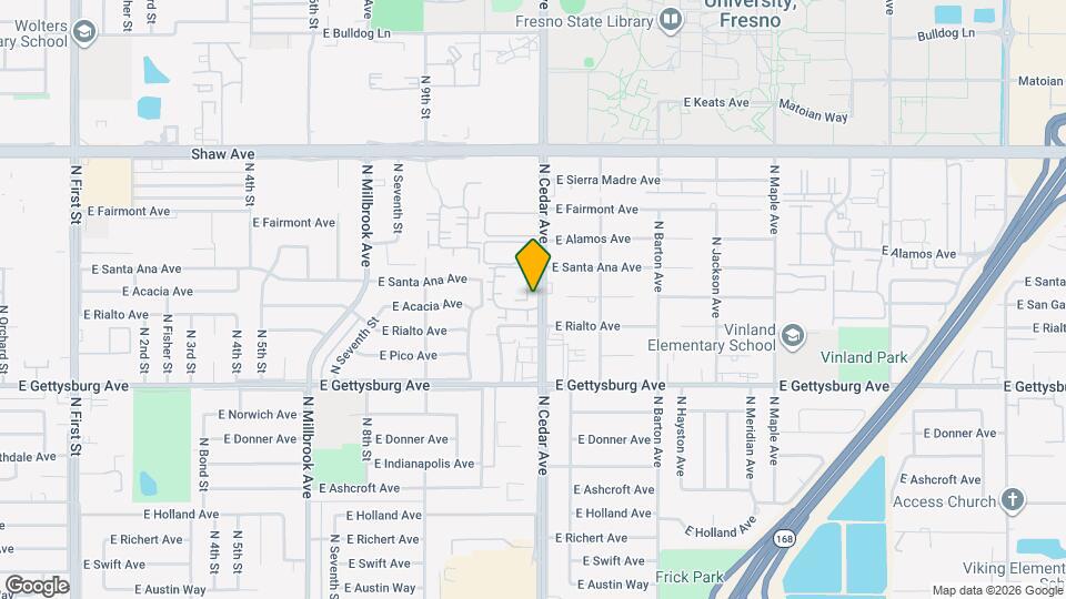 4779 N Cedar Ave Map and Location Details