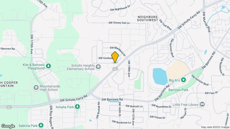 16050 SW Loon Dr Map and Location Details