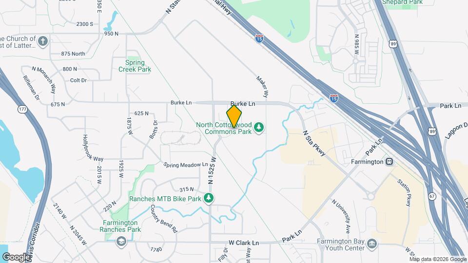 1452 W Cook Ln Map and Location Details