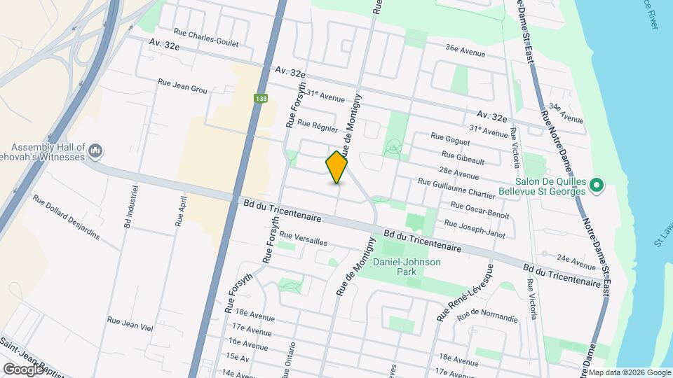 12845 Évangéline-Gallant Rue Map and Location Details